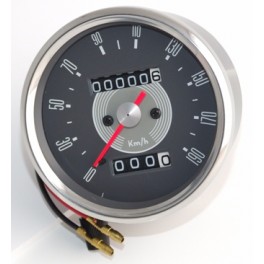 Speedometer Triumph 1966-70, grå, replica
